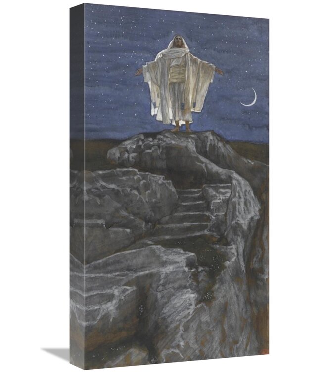 Jesus Goes Up Alone Onto A Mountain To Pray The Life Of Our Lord Jesus Christ 1886 1894 On Canvas by James Tissot Print